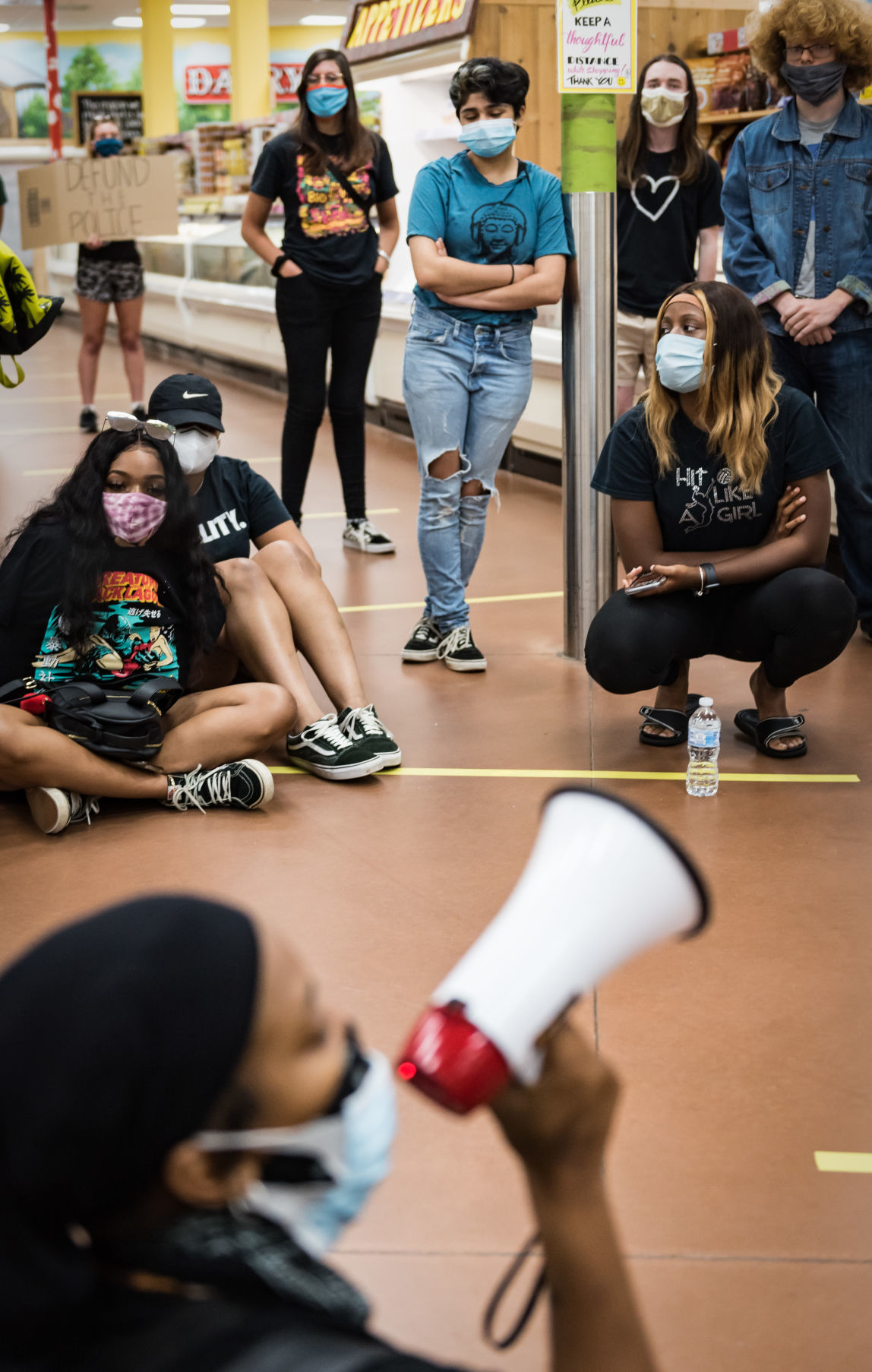 Sit-In Protest at Trader Joe's